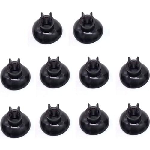 10Pcs 4mm Black Aquarium Suction Cup Air Tube Holder Sucker for Fish Tank Pump Oxygen Air Tube Fixing Clip 4/5mm Accessories