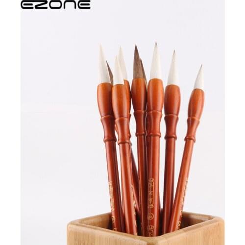 EZONE Big Brush Chinese Writing Brush Watercolor Brush Calligraphy Practice Art Supplies Student Stationery for School 2021 Gift
