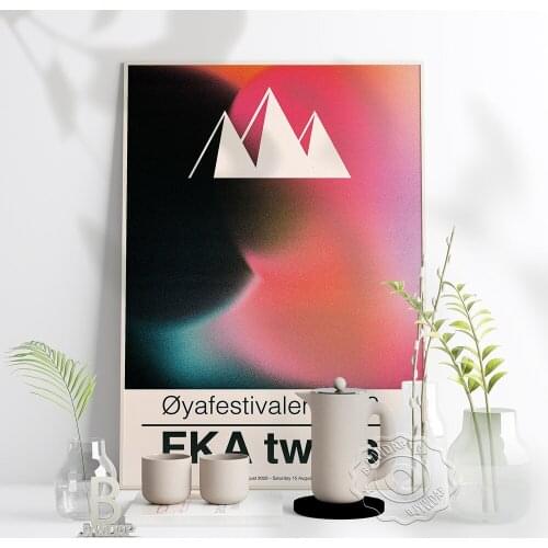 Oya Festival 2020 Fka Twigs Prints Art Poster, Britain Electronic Music Singer Poster, Fka Twigs Fans Collection Home Wall Decor