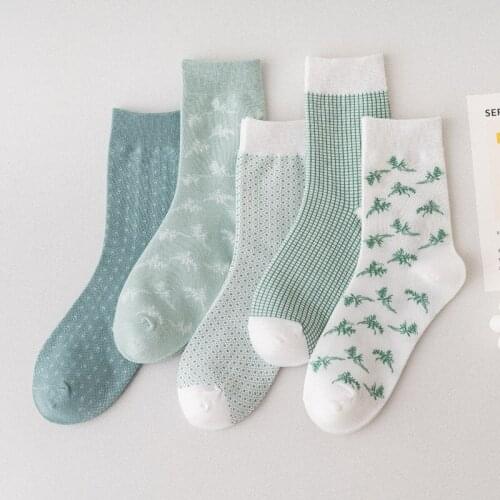 Plaid Socks Women Mori Girl Japanese Korean Style Crew Socks Ins Harajuku Couple Cute Tube Lolita Striped Sock femme chaussettes
