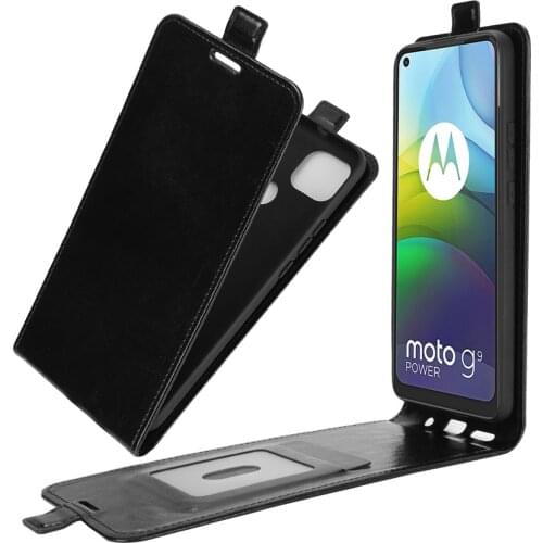 For Moto G9 Power Case Flip Leather Cases For Motorola Moto G9 Power High Quality Vertical Wallet Leather Case