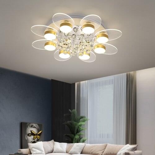 Living Room Lamp Simple Modern Crystal Light Luxury High-end Ceiling Lamp Household Whole House Lamps Lighting Lighting