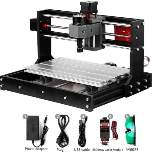 CNC 3018 Pro Laser Engraver GRBL Control DIY CNC Laser Engraving Machine Wood Router Engraver Machine CNC Router Laser Cutter