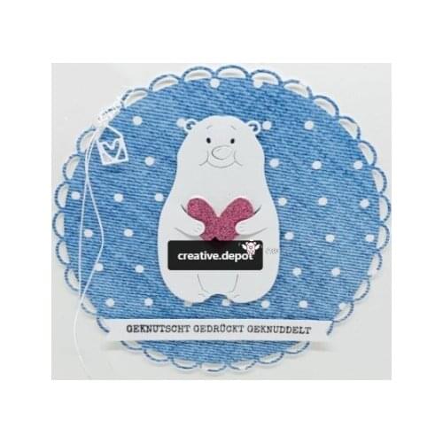 New Heart hug bear metal Cutting Dies Stencils DIY Scrapbooking Paper/photo Cards Embossing Dies