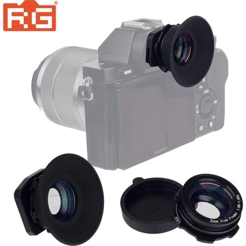 1.08x-1.60x Zoom Viewfinder Eyepiece Eyecup Magnifier for Canon EOS Pentax Sony Olympus Nikon D7200 D7100 D7000 D5300 D5200 D800