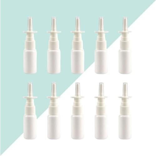 20pcs 10ml Portable Mini Refillable Spray Bottle Nasal Sprayer Makeup Tool for Home Travel