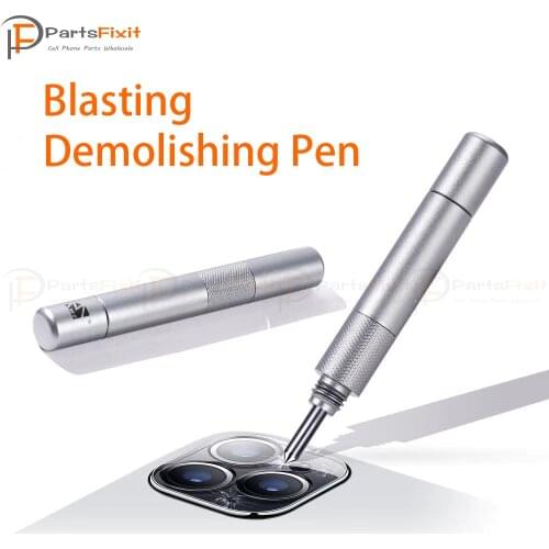 Blasting Demolishing Pen for iPhone 11 12 pro max Rear Housing Glass Break Crack Back Cover Glass Lens Demolishing Pen