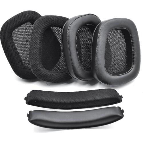 Replacement Ear Pads Cushions Headband Kit for Logitech G633 G933 G635 G935 G633S G933S Gaming Headset Earpads foam Pillow Cover