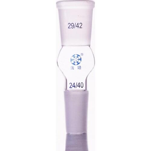 Borosilicate Glass Joint,Female 29/42,Male 24/40,Glass reducing Adapter,B type connector
