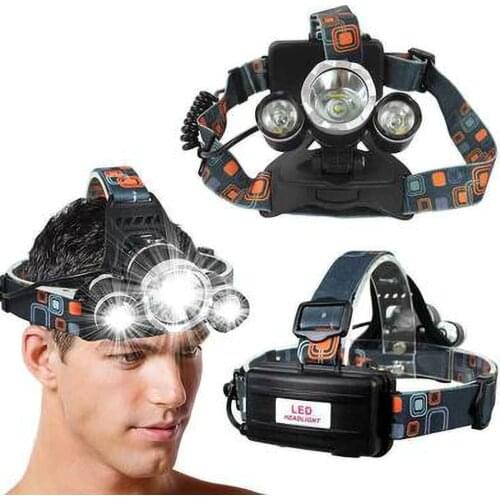 Led Outdoor Lighting Work Headlight Usb Rechargeable T6 High Power Glare Induction Long Shot 3led Waterproof Aircraft Light