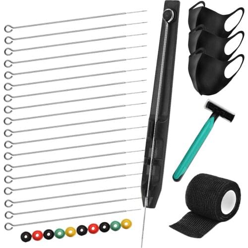 Tattoo Kit Tattoo Pen Tool Tattoo Razor 2” x 2 Yards Cohesive Bandage Tape Tattoo Set Accessories Supplies Tattoo Ink Set