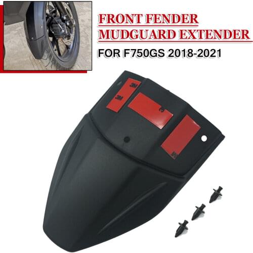 For BMW F750GS 2020 F 750 GS F750 GSMotorcycle Front Fender Mudguard Tire Hugger Cover Extender Mud Guard Splash Extension Pad