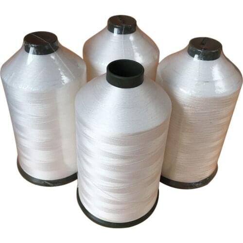 High-strength anti-UV UHWMPE polymer sewing thread white black