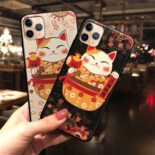 Funny 3D Emboss Phone Case for iPhone X XS XR 11 12 Pro Max Soft TPU Matte Back Cover for iPhone 6s 7 8 Plus Capa Ladies Coque