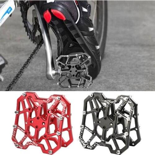 2pcs Portable Bicycle Clipless Pedal Platform Adapters For SPD MTB Bike, Aluminum Alloy Material Bicycle Parts Bicycle Pedal