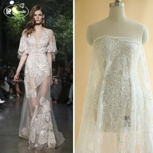 Sequins gauze mesh fabric yarn decoration handmade doll skirt cloth sewing DIY wedding dress dancer clothing RS1978