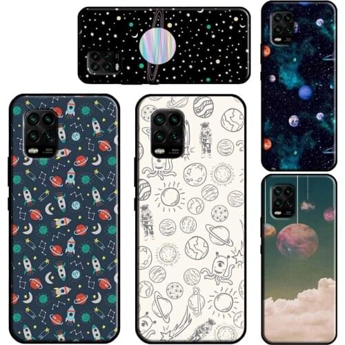 MOON PLANET ALIEN SPACE Case For Xiaomi Mi 11 Lite 10 9 9T 10T Pro A3 11 Ultra POCO M3 X3 Pro F2 F3 Phone Fundas