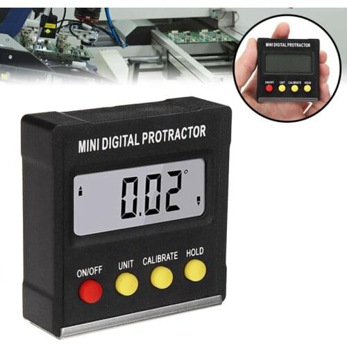 Digital Angle Finder Protractor Electronic Level Box 360 Degree Digital Inclinometer Angle Measuring Tool With Magnets