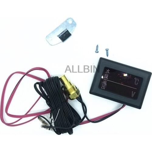 For HITACHI ZX CATERPILLAR CAT KOBELCO SK VOLVO EC SANY SY Electronic water temperature meter for excavator Temperature Sensor
