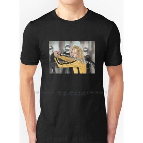 Beatrix Kiddo - Kill Bill Vol. 1 T Shirt 100% Pure Cotton Killbill Beatrix Hattorihanzo Katana Kiddo Beatrixkiddo Sword Japan