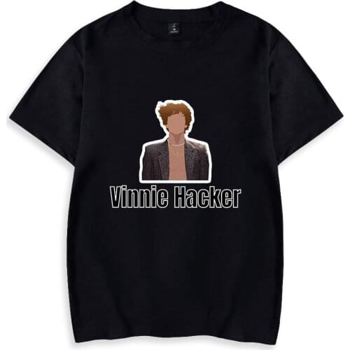 Vinnie Hacker Print Spring Summer Holiday Street Men/Women Casual Kawaii GHIP HOP style Streetwear T-shirt