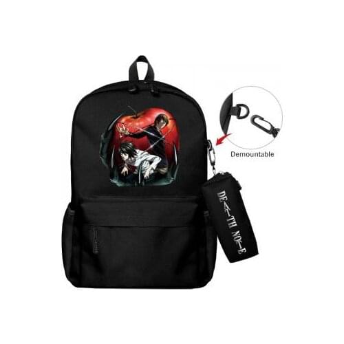IVYYE Death Note A253499 Fashion Canvas Backpacks Rucksacks Cartoon School Backpack Casual Bags travel Knapsack Unisex