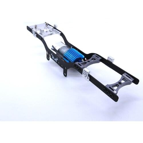 Chassis Frame Gearbox With 370 Motor Hydraulic Transmission Box for MN D90 D99S RC Car Upgrade Accessories
