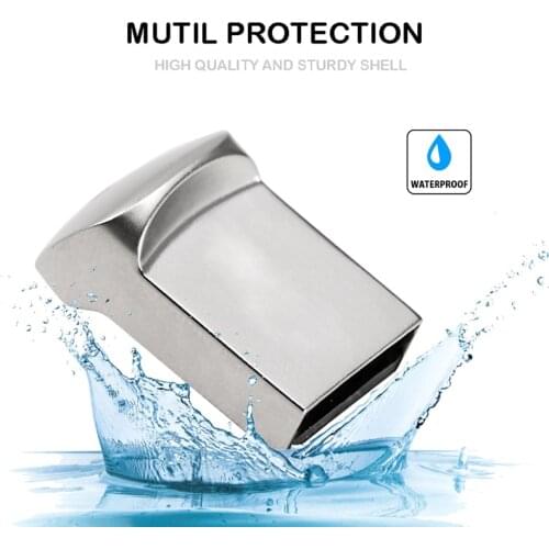 Mini USB 2.0 32GB 64GB Real Capacity USB Flash Drive 128GB Pendrive 16GB 4GB Pen Drive U Disk Flash Memory Stick Free Shipping