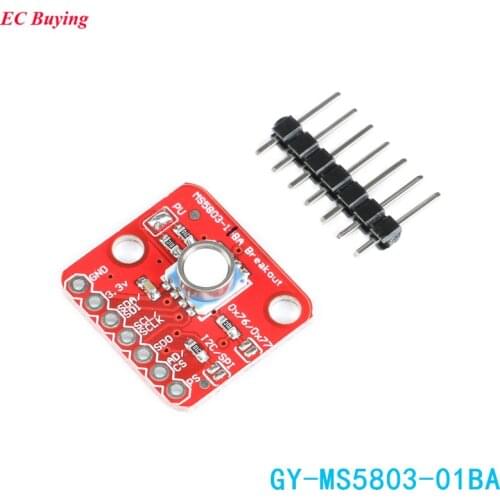 MS5803 MS5803-01BA Sensor Module Waterproof High Precision Fluid Liquid Gas Pressure Temperature Sensors IIC I2C/SPI MS5803 01BA