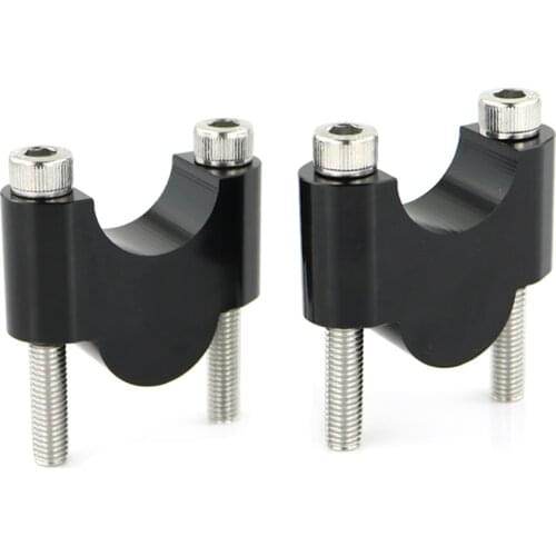 Fit For Honda Shadow 600 750 1100 VTX 1300 25.4mm Handlebar Risers Motorcycle CNC Aluminum Mounting Handle Fat Bar Mount Risers