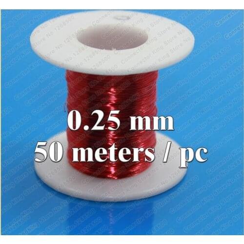 Polyurethane enameled Wire Copper Wire enameled Repair 0.25mm*50m / pcs QA-1-130