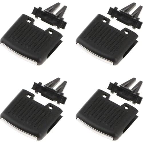 4 Pieces Car Front Center A/C Air Vent Outlet Tab Clip Repair Kit for 2006-2011 VW Sagitar