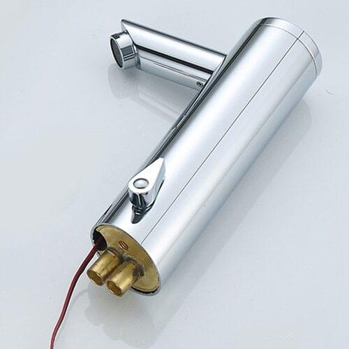 Hands Free Sensor Faucet In Bathroom