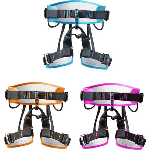 Climbing Harness, Thickened Wider Harness, Safety Gear Climbing Rope for Fall Protection, Harness for Work at Height