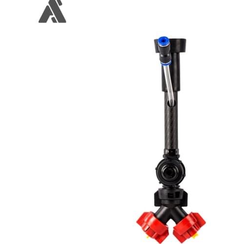 Dual Nozzle Spraying System for Agricultural Plant Protection Uav Sector Y 14MM Carbon Tube Spray Rod