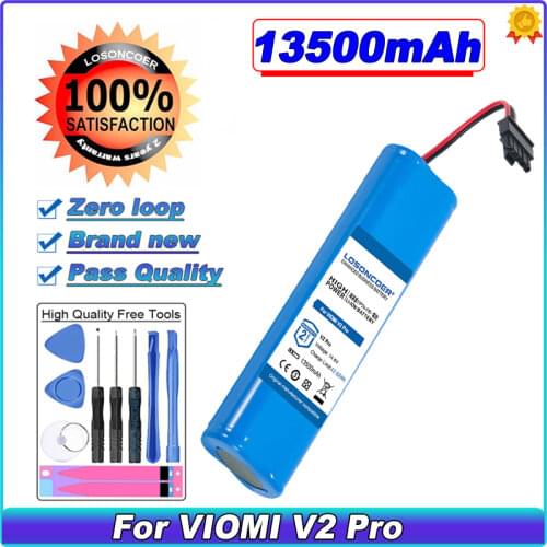 LOSONCOER 3500mAh Vacuum Battery For VIOMI V2 Pro,VRVCLMB21B Batteries