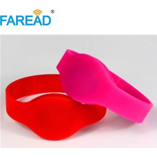 X100pcs Free shipping 125khz T5577 RFID Wristband For Swimming Pool Sauna Room GYM