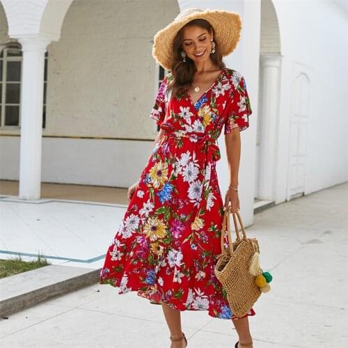 Ymwmhu Red Summer Dresses