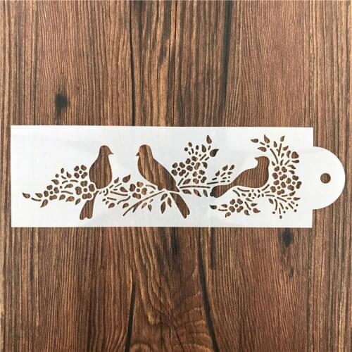 Animals Magpie Bird Scrap Walls Stencil Airbrush Painting Decor Stencils For Diy Scrapbooking Art Album Diary Stamp Crafts