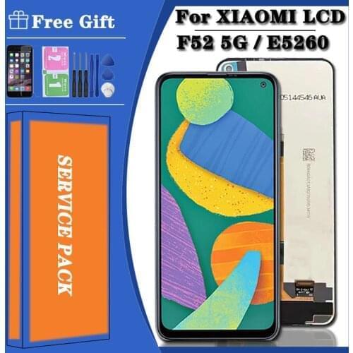 6.6"Original For Samsung Galaxy F52 5G LCD Display Touch Digitizer Screen For Samsung F52 5G Display SM-E5260 Touch Panle glass