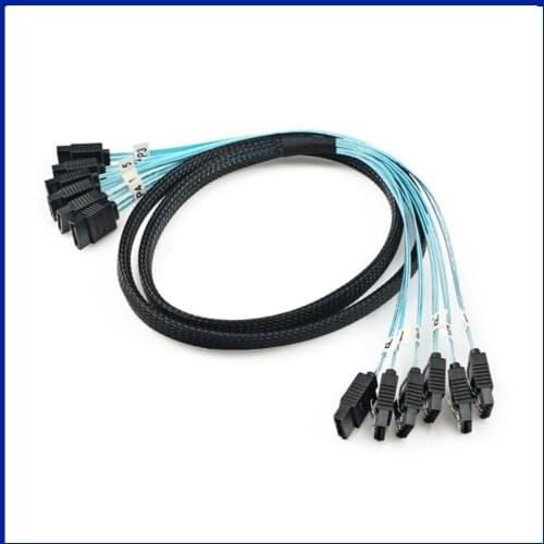 6GB SATA SATA Cable Sata SSD SAS SATA Cable Sata 3 Cable Mining Raiser Cable Sata 1m Sata Adapter
