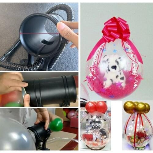Ball Stopper Balloon Expander Machine Party Birthday Wedding Decoration Gift Convenient Filler Balloon Stuffer Tool Accessories