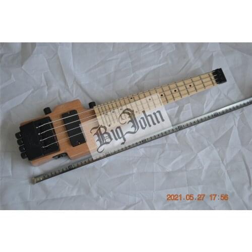 Free shipping mini headless electric bass guitar one pcs pickup fit for travel