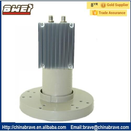 Digital Ready LNB C band 2 output Twin LNBF with cooling fin 5150mhz Receive satellite signals to TV and broadcast TV programs