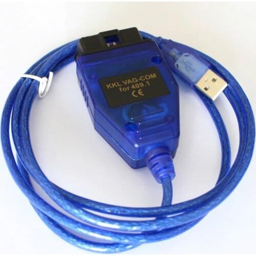 USB Diagnostic Cable Scanner Interface VAG-COM 409.1 Vag Com 409Com Vag 409.1 Kkl OBD2 For VW Audi Seat Vk