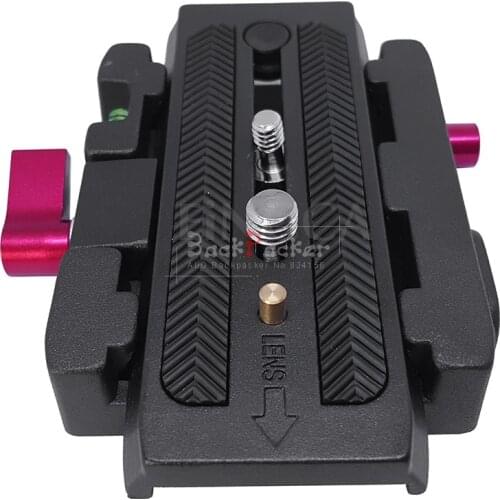 For Weifeng SIRUI Benro Triopo Manfrotto Tripod Metal Professional Tripod Head with Quick Release Plate 1/4 3/8 Screw Mount