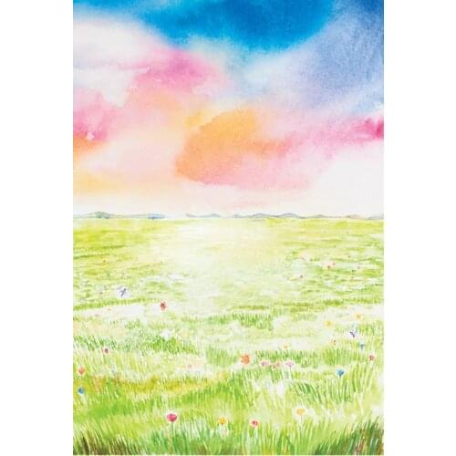 HUAYI Photography Backdrop Newborns Baby Child Photo Booth Background Spring Easter Cartoon Painted Customize PhotodropXT-4967