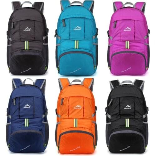 Hot Sale Outdoor Bags Classic Delicate Huwaijianfeng 35L High Capacity Backpack Nylon Foldable Outdoor Sport School Bag Mochila