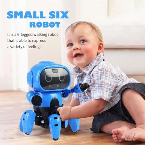 New Intelligent Induction Robot DIY Assembled Electric Follow Robot with Gesture Sensor Obstacle Avoidance Kids Educational Toys