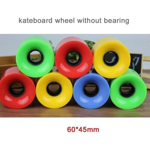 4pcs/set Cruiser Skateboard Wheels Blank Pro 60X45 mm Longboard Wheel fit 22 Inch Plastic Backpack Skate Board Smooth Riding